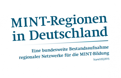 Das Bild zeigt das Titelbild einer Studie der Körber-Stiftung zu MINT Regionen in Deutschland
