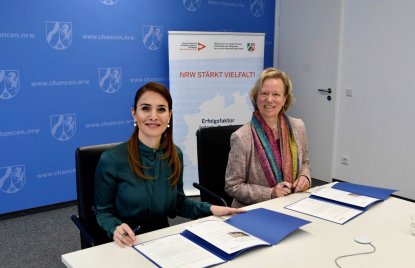 Staatssekretärin Türkeli-Dehnert begrüßt Eine Welt Netz NRW e. V. im Partnernetzwerk - 05.05.2022