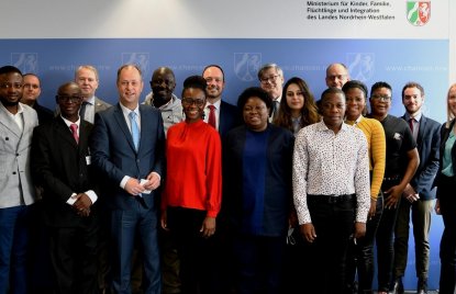 Integrationsminister Stamp empfängt Delegation aus dem Partnerland Ghana