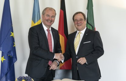 Ministerpräsident Laschet empfängt den Botschafter des Königreichs Schweden