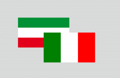 Bild Flaggen NRW und Italien