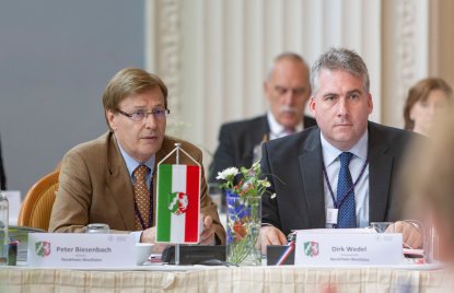 Minister Biesenbach und Staatssekretär Wedel