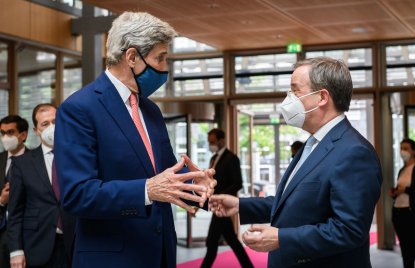 Ministerpräsident Armin Laschet empfängt US-Klimasondergesandten John Kerry