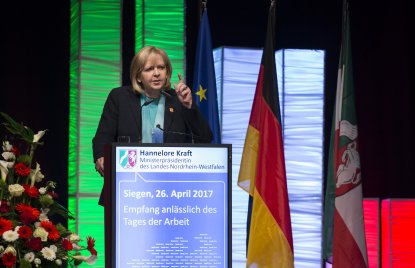 Traditioneller Arbeitnehmerempfang der Landesregierung zum „Tag der Arbeit“ in Siegen