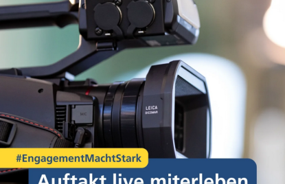 Poster zum Auftakt der 21. Woche des bürgerschaftlichen Engagements