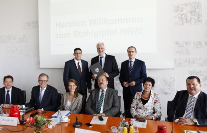 Erster Stahlgipfel des Landes Nordrhein-Westfalen