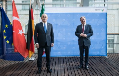 Ministerpräsident Armin Laschet trifft den  türkischen Außenminister