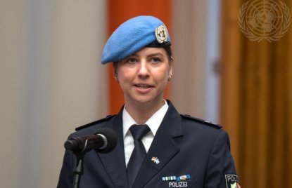 Polizeioberkommissarin aus Nordrhein-Westfalen wird mit dem United Nations Woman Police Officer Award of the Year 2025 ausgezeichnet