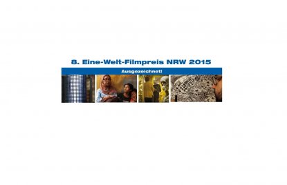 Logo zum 8. Eine-Welt-Filmpreises NRW