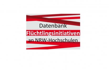 Logo Datenbank Flüchtlingsinitiativen an NRW-Hochschulen