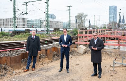 Robustes Netz für Nordrhein-Westfalen: Auftakt in Köln-Deutz, 16.04.2021