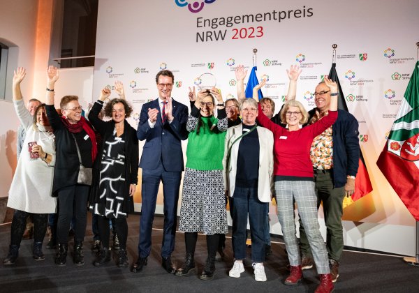 Engagementpreis NRW 2023: Vier herausragende Projekte ausgezeichnet