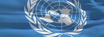 Bild zeigt die Flagge der UN